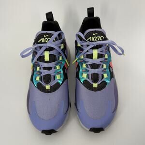 Nike Air Max 270 React Dark Smoke Grey Sunblush Women’s Sz 8 CU4818-001